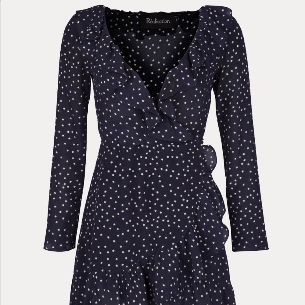 SOLD Realisation Par Alexandra dress Navy Star SzL